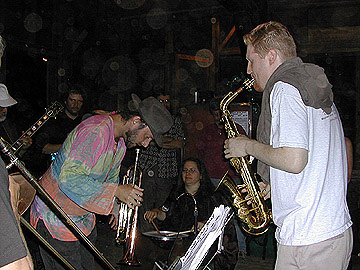 Piper and brass